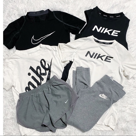 Nike Other - Kids Nike bundle Drifit tops , leggings, shorts S